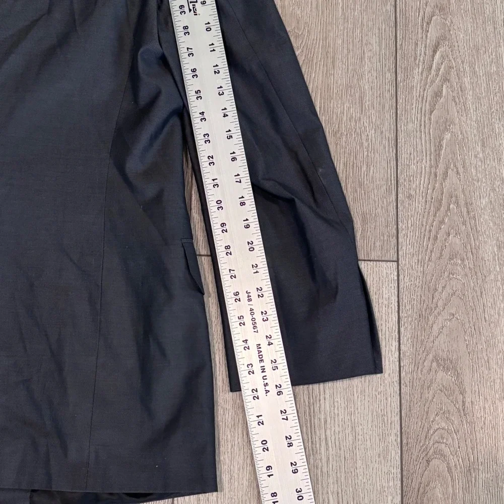 Gucci Blazer Mens 44 Grey 100% Cotton 3-Button Made in Italy Sport Coat Jacket